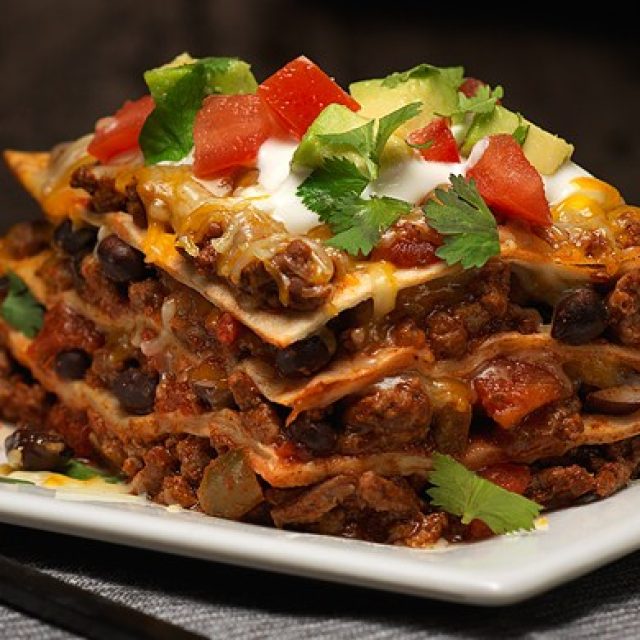 Prepare a delicious Mexican-style lasagna