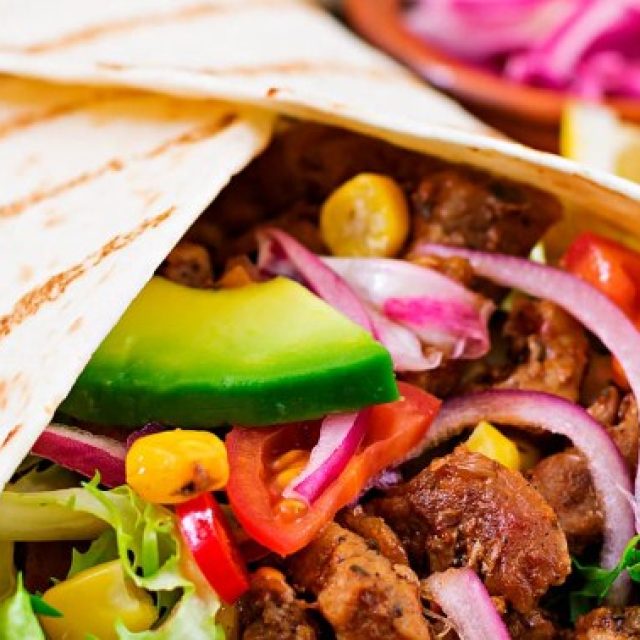 Prepare sirloin tacos at home